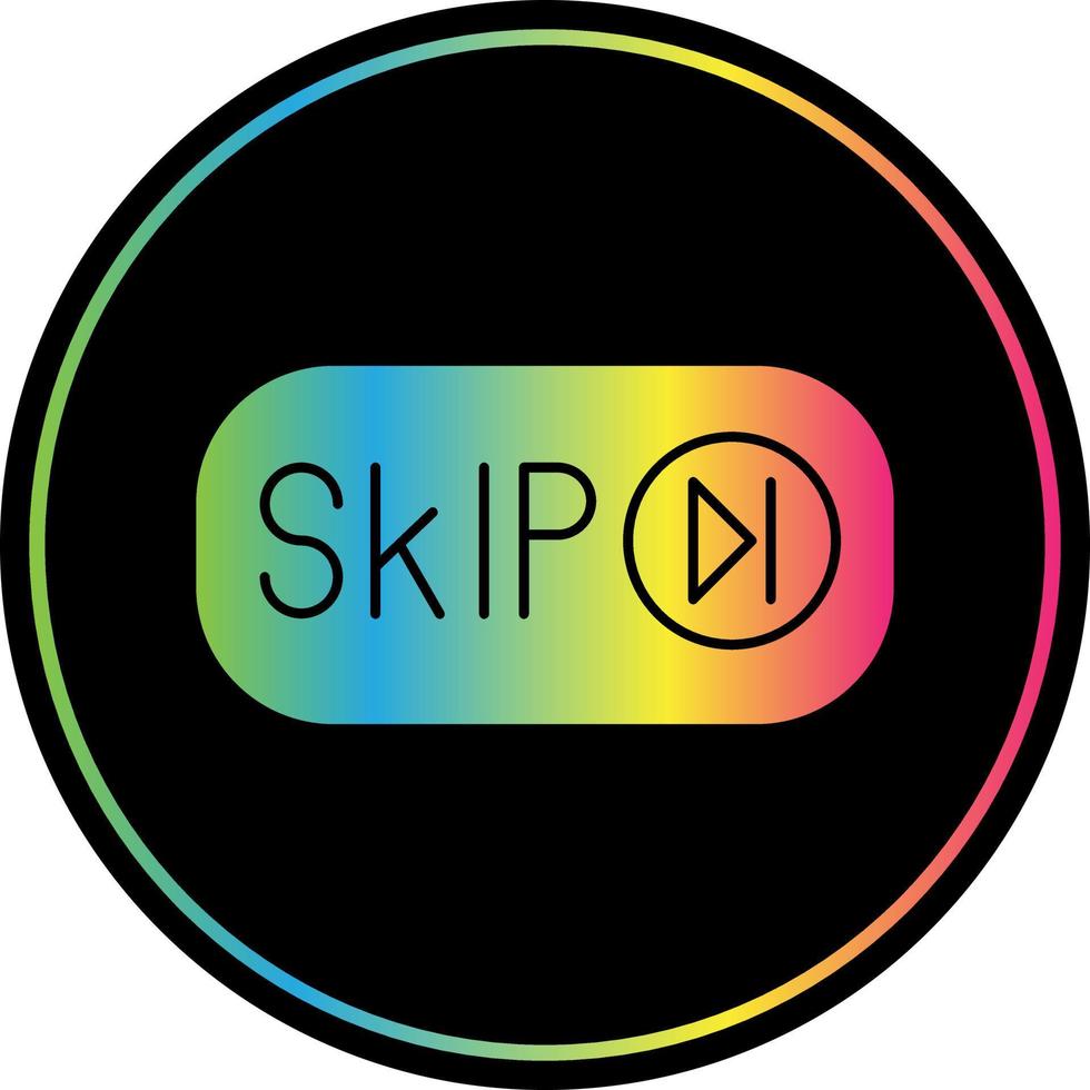 Skip Ad Vector Icon Design