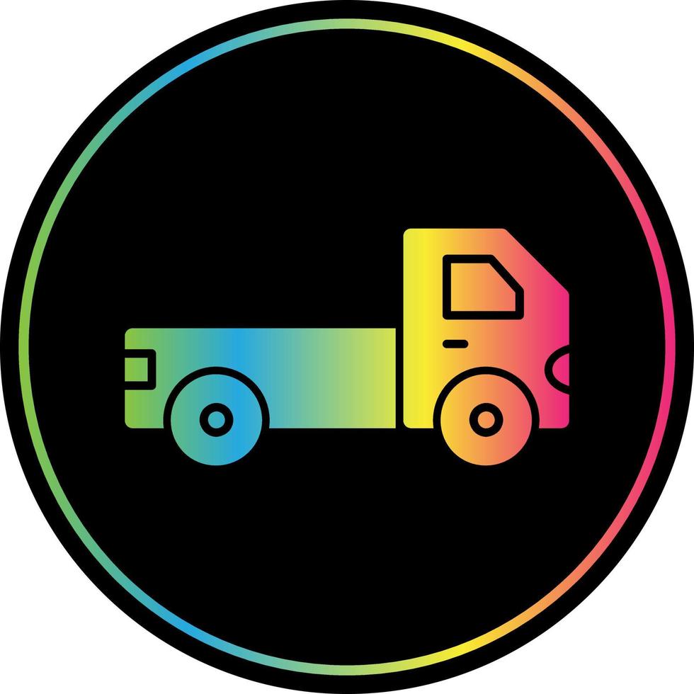 Pickup Truck Vector Icon Design