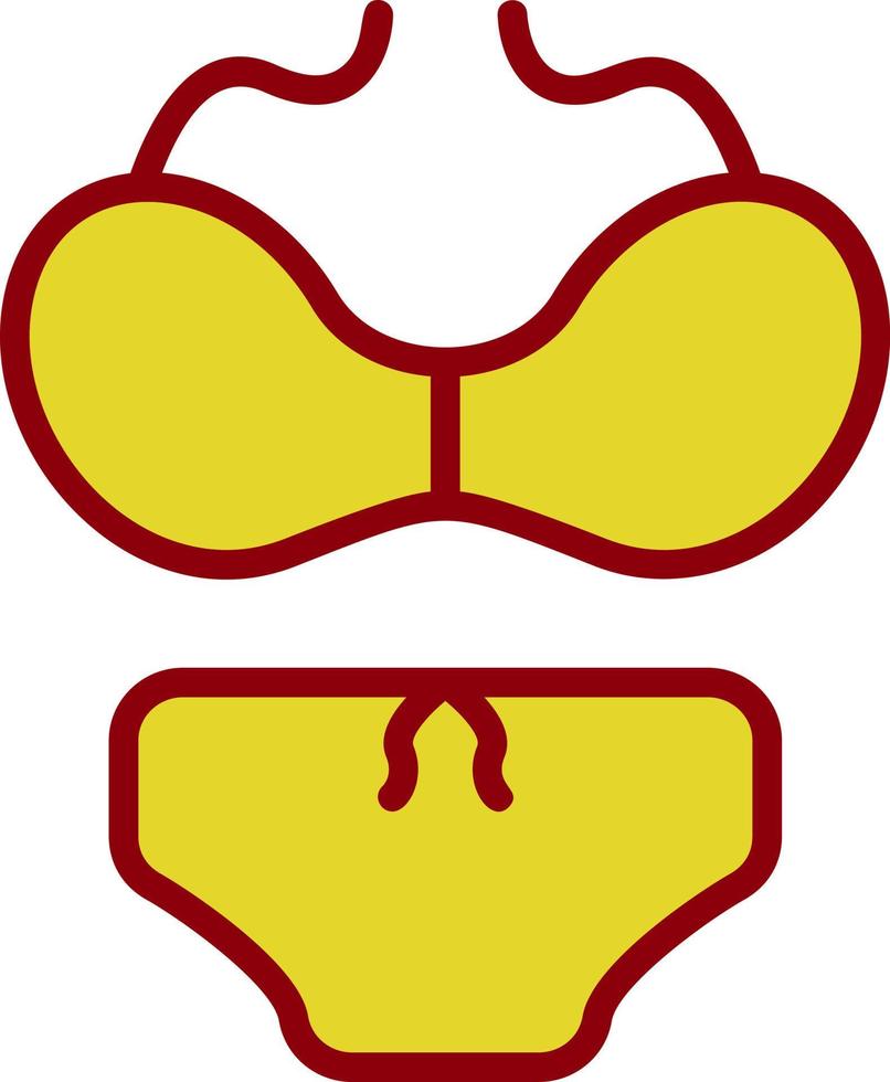 Swimsuit Vector Icon Design