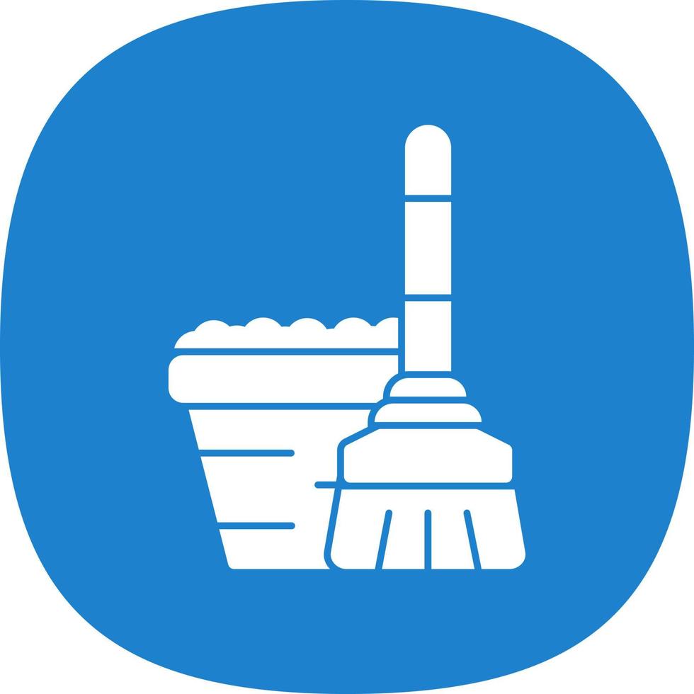 Mop Vector Icon Design