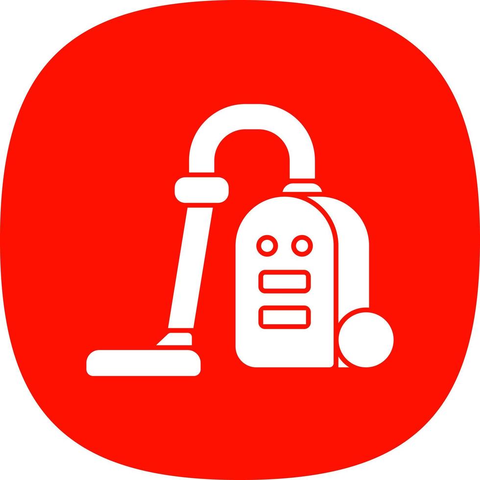 Vacuum Cleaner Vector Icon Design