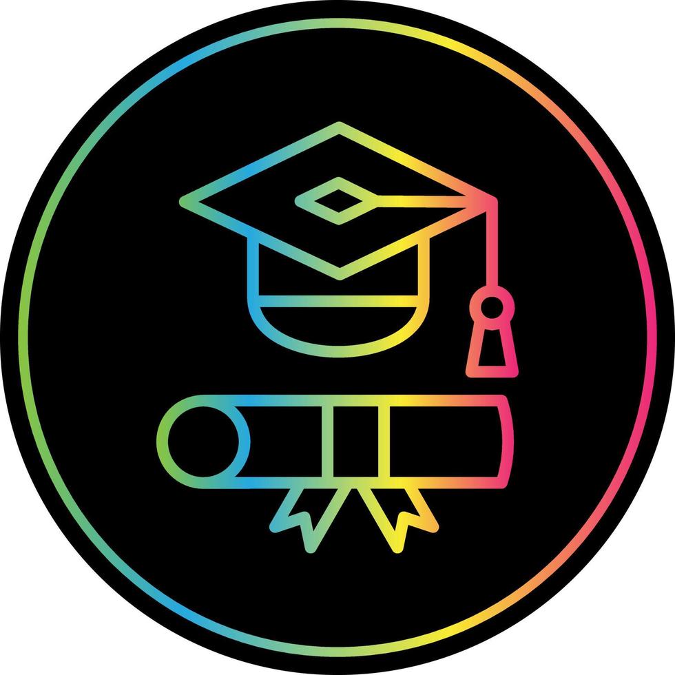 Graduation Toga Vector Icon Design