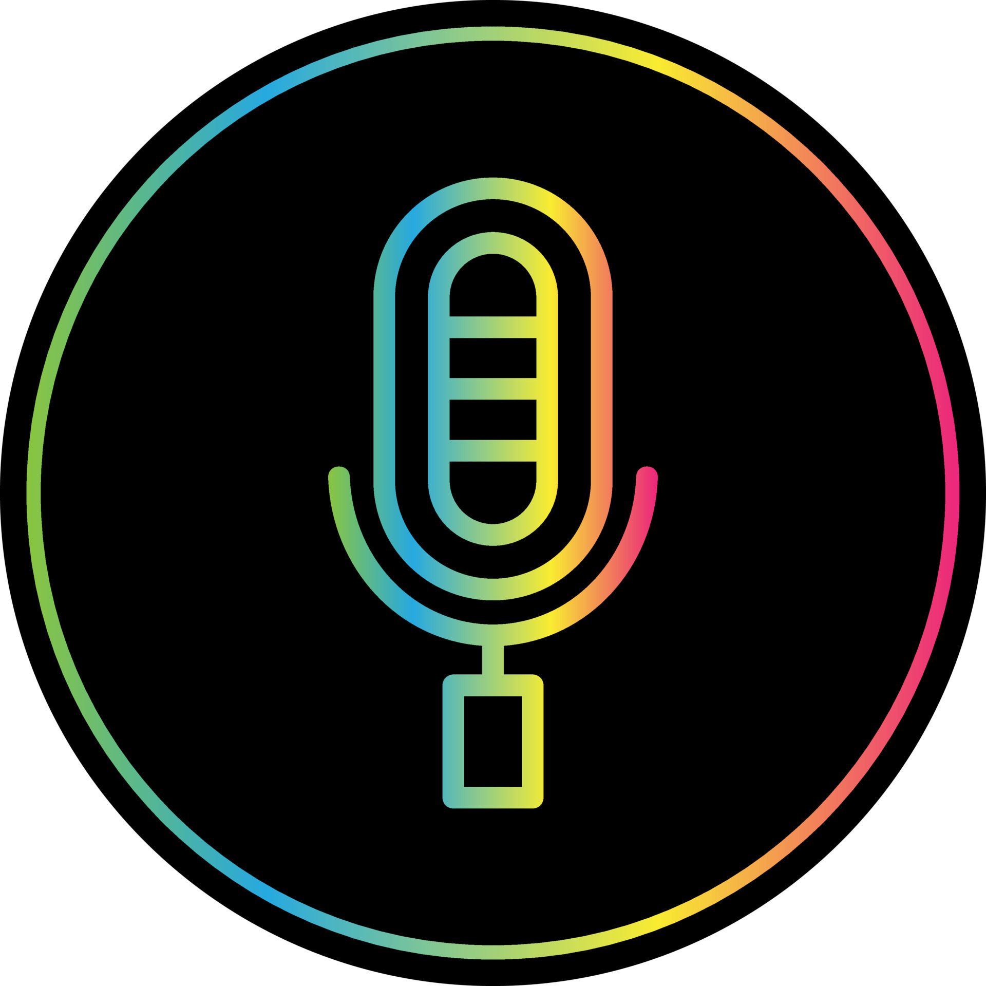 Voice Recorder Vector Icon Design 17033800 Vector Art at Vecteezy