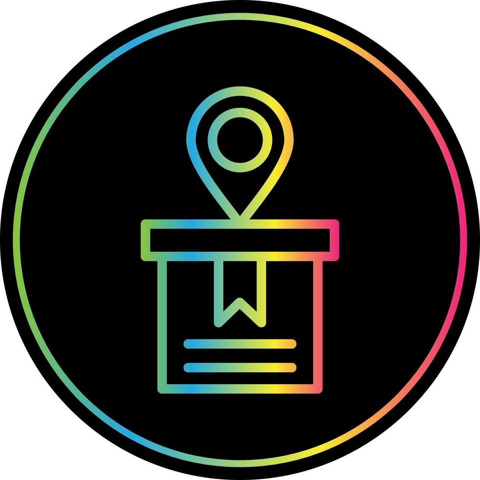 Delivery Location Vector Icon Design