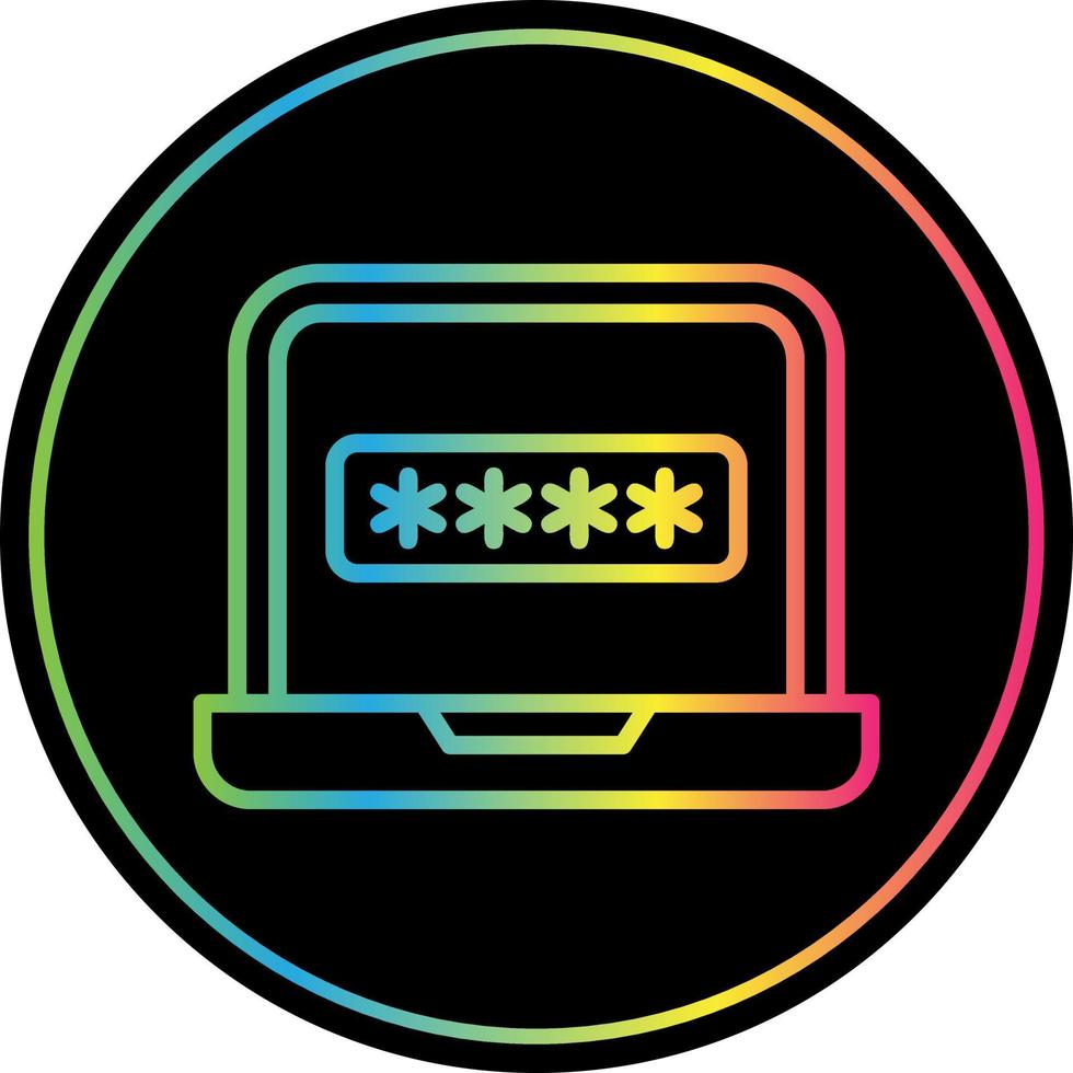 Login Vector Icon Design