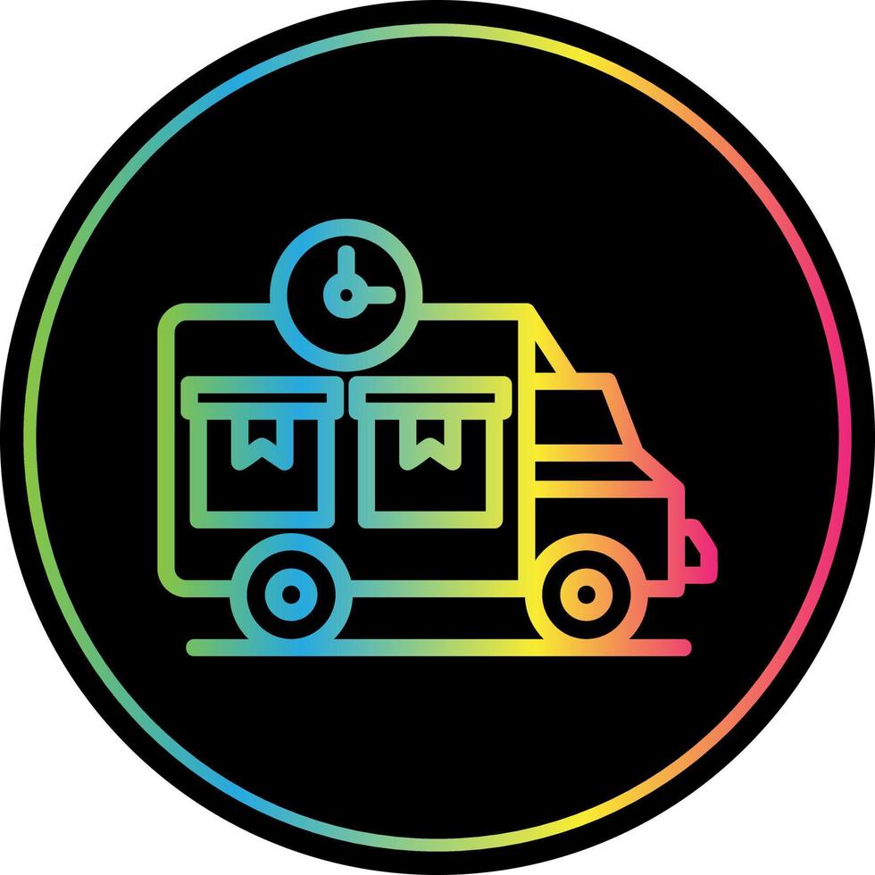 Delivery Time Vector Icon Design