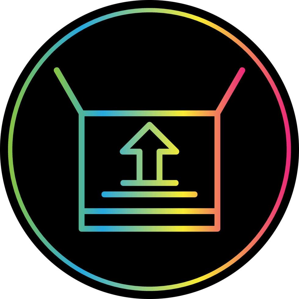 Open Box Vector Icon Design