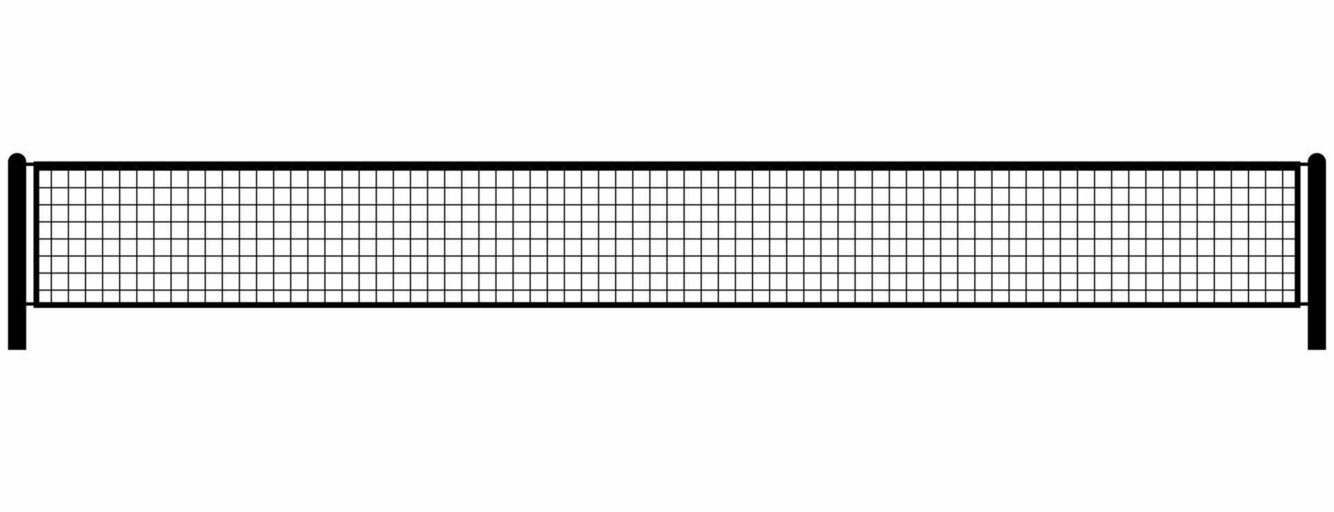 Tennis Net Vector isolated on white background