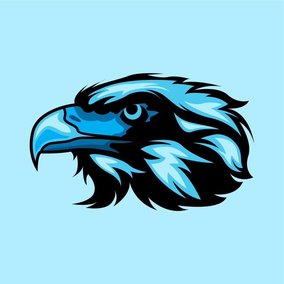 head eagle illustration vector