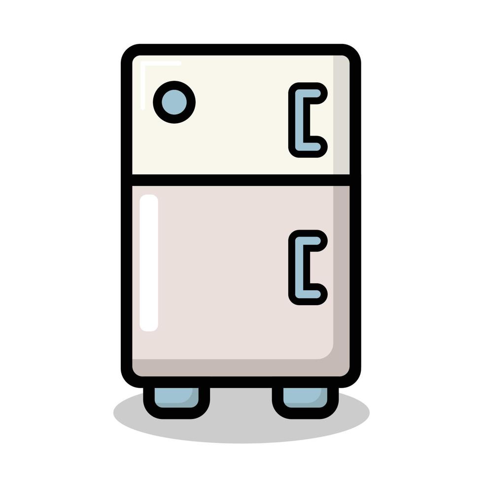 this is the fridge icon vector