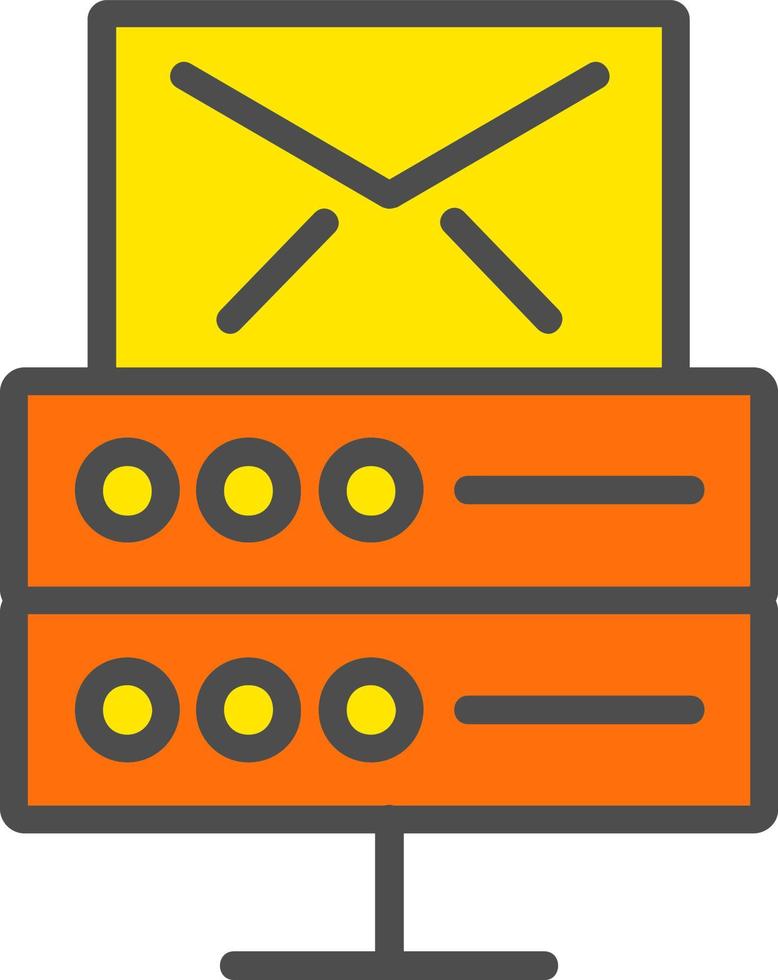 Email Hosting Vector Icon