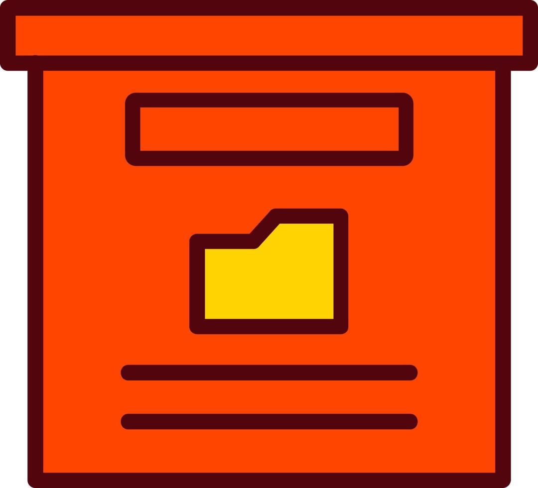 Storage Box Vector Icon
