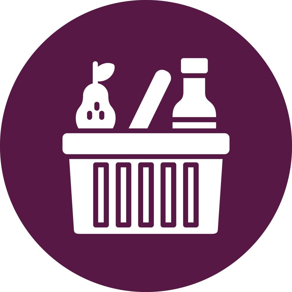 Groceries Vector Icon