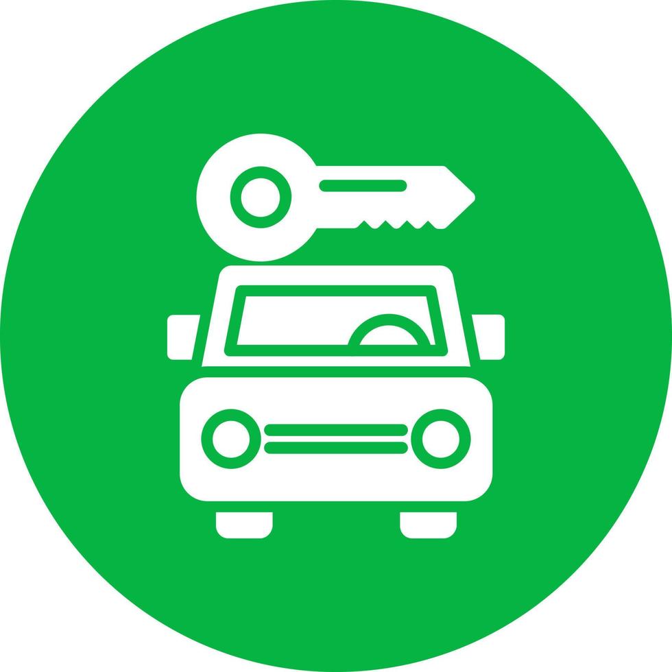 Car Rental Vector Icon