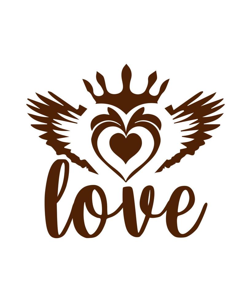 Love logo vector T-shirt design