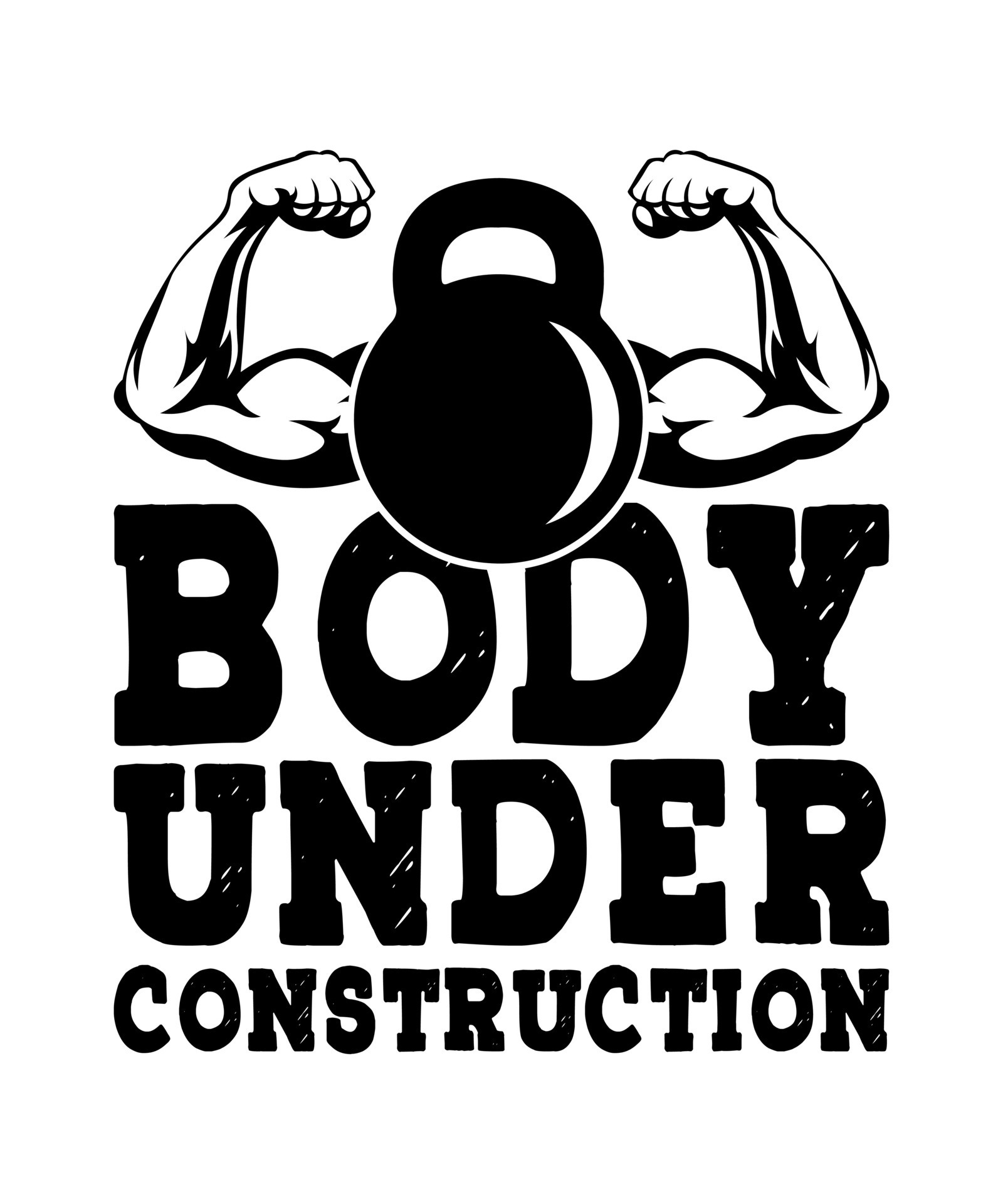 Body under construction logo illustration design 17034784 Vector Art at