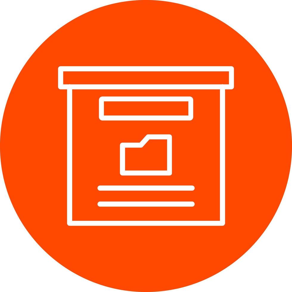 Storage Box Vector Icon