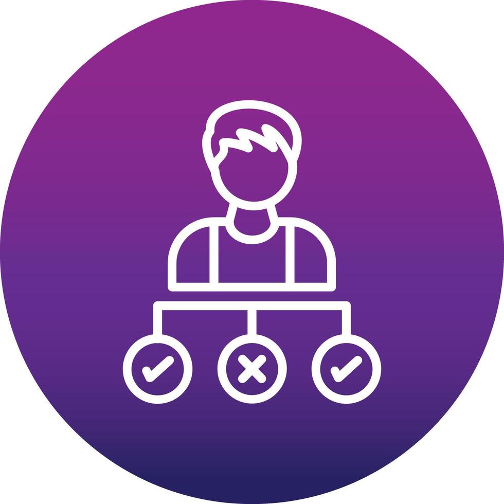 Decision Making Vector Icon