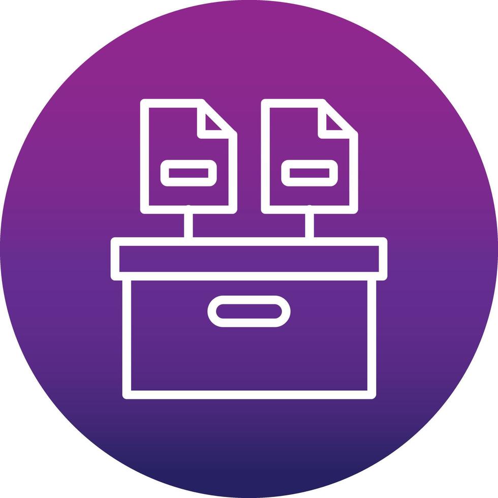 Storage Box Vector Icon