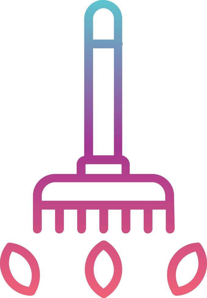 Raking Vector Icon