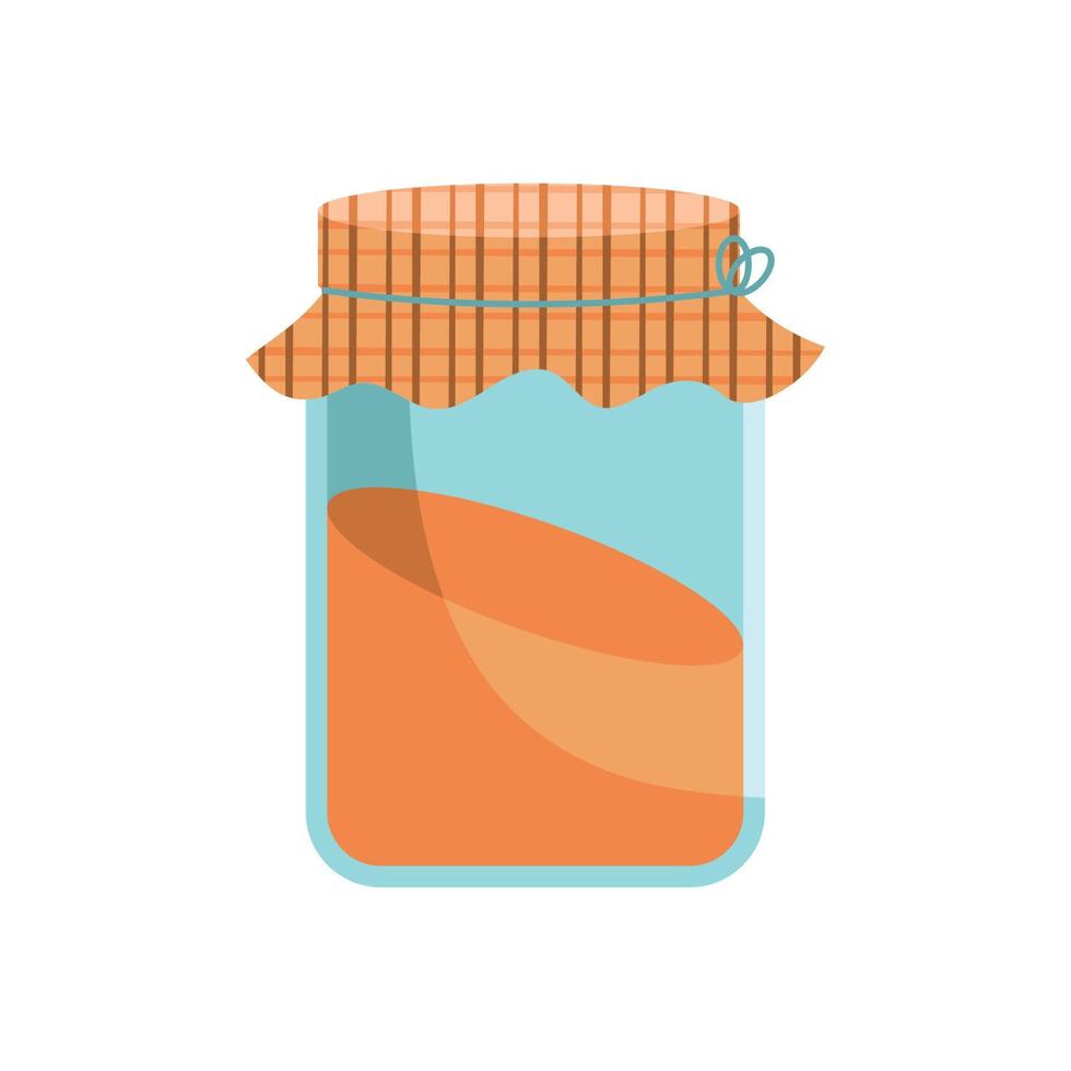 sweet honey in pot vector