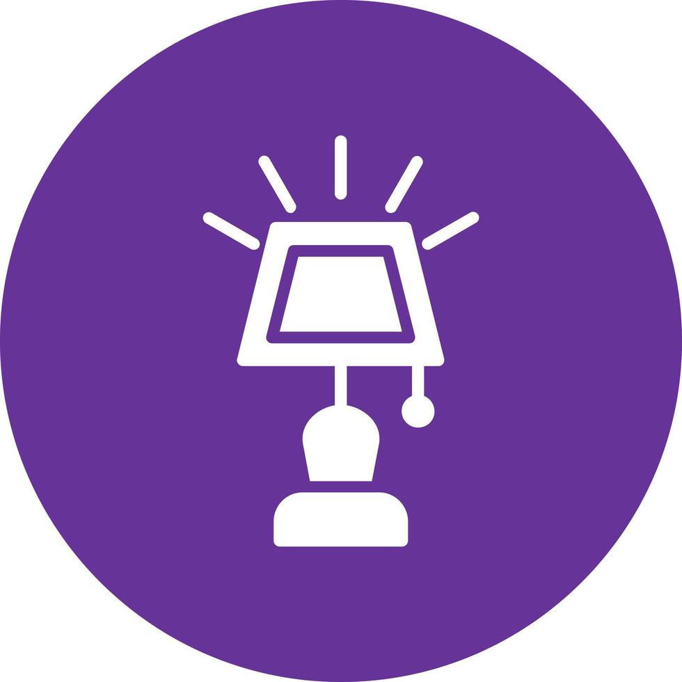 Table Lamp Vector Icon