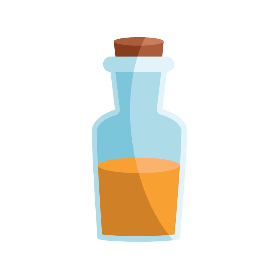 potion bottle with corck vector