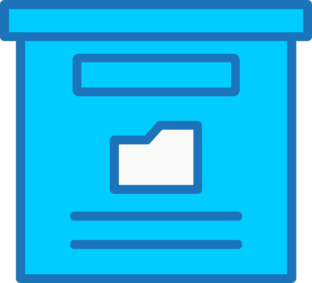 Storage Box Vector Icon