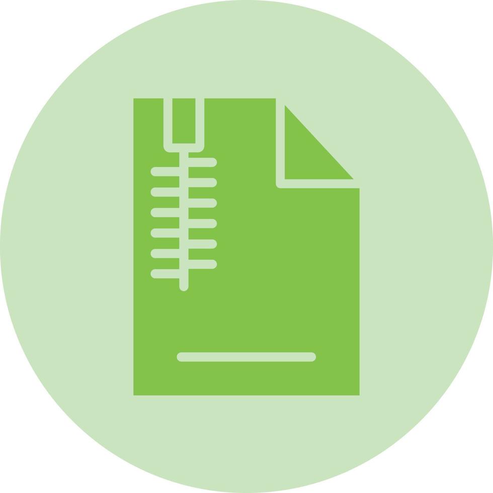 Zip File Vector Icon