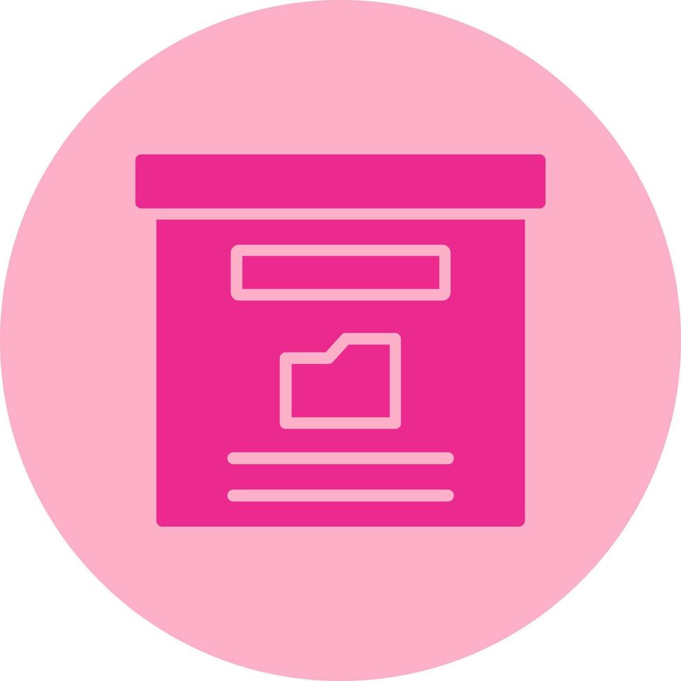 Storage Box Vector Icon