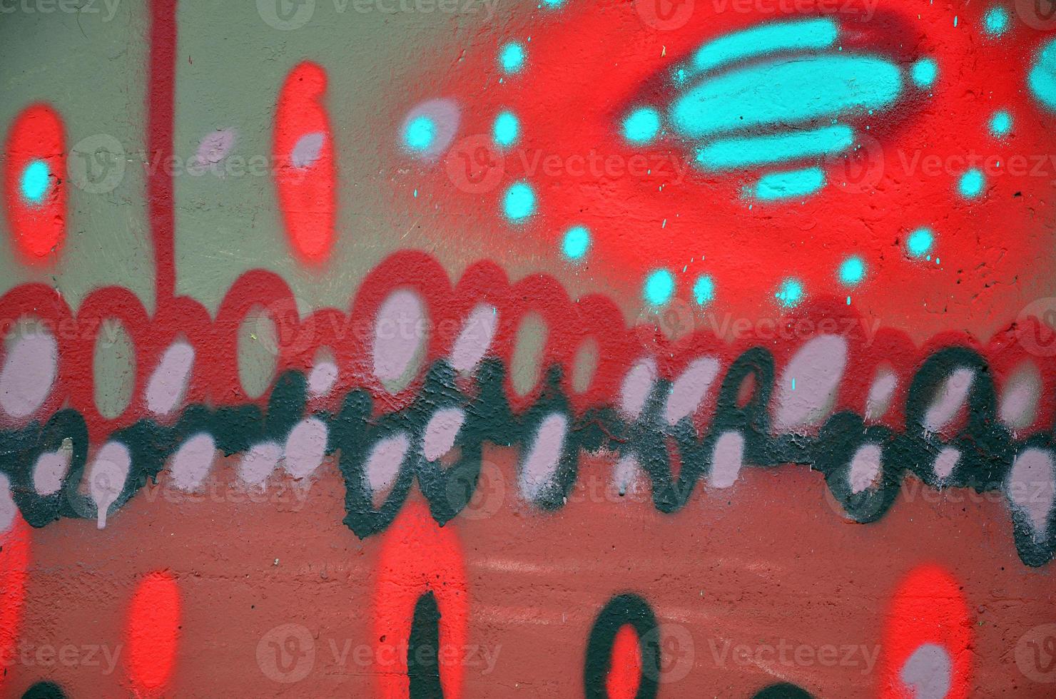 Beautiful street art graffiti. Abstract color creative drawing fashion colors on the walls of the city. Urban Contemporary Culture. Title paint on walls. Culture youth protest photo