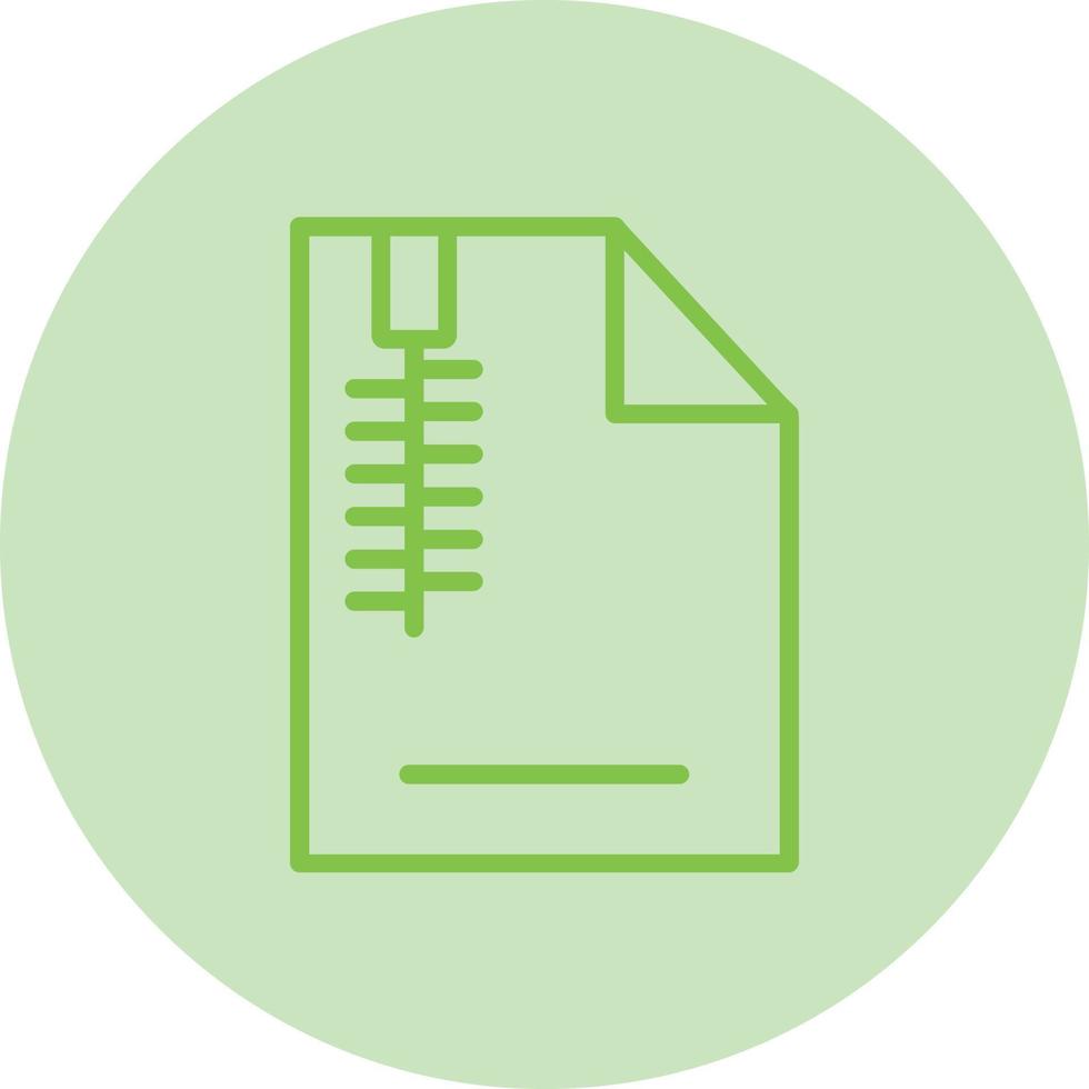 Zip File Vector Icon