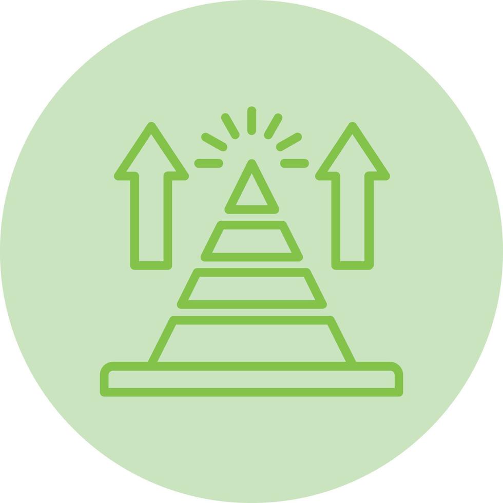 Pyramid Chart Vector Icon