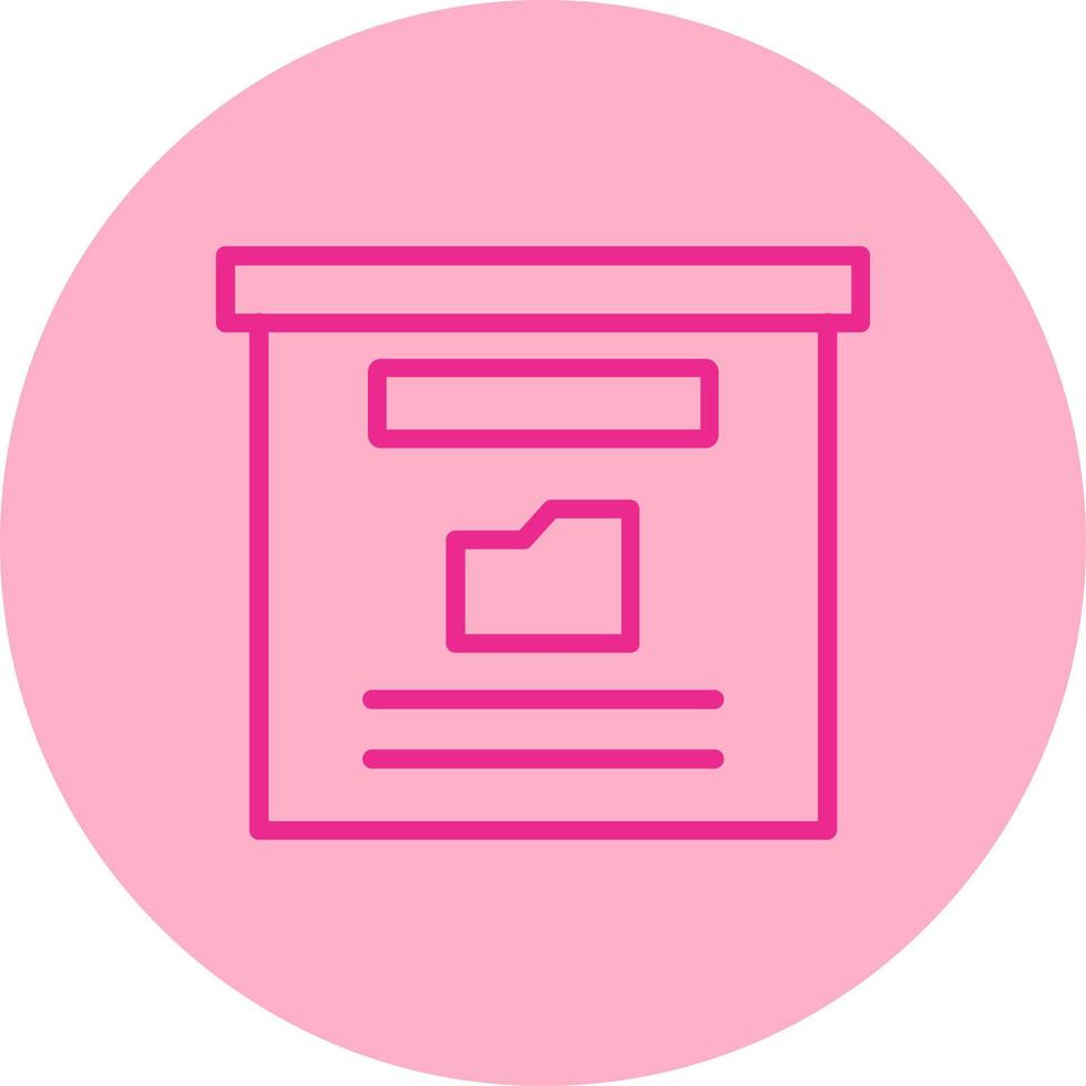 Storage Box Vector Icon