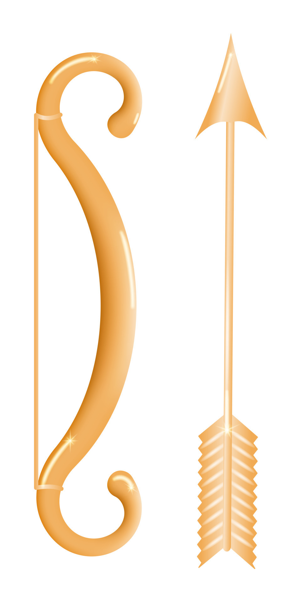Weapon for shooting arrows, typically made of a curved piece of wood