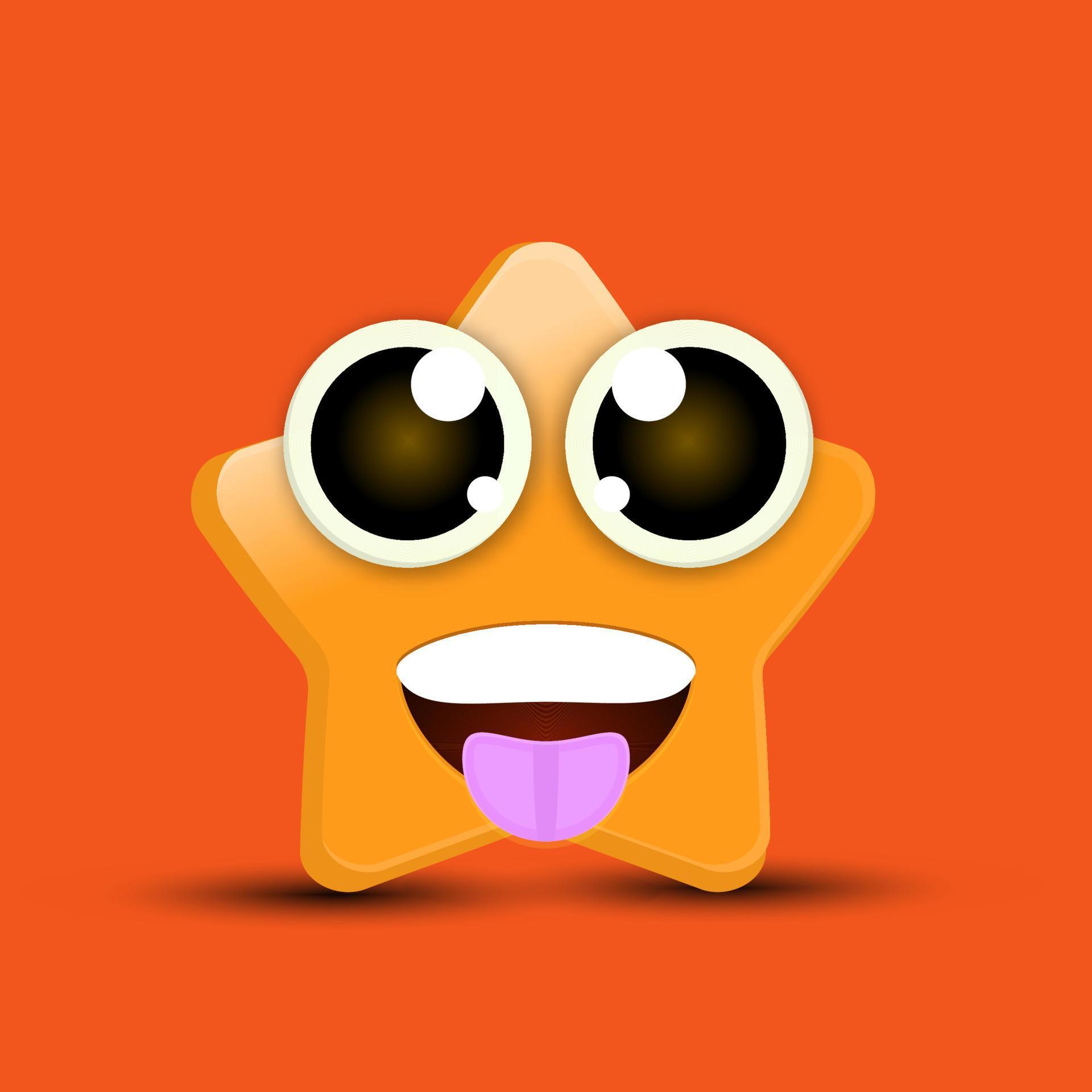 Star Emoji Icon Object Symbol Gradient Vector Art Cartoon 17038771