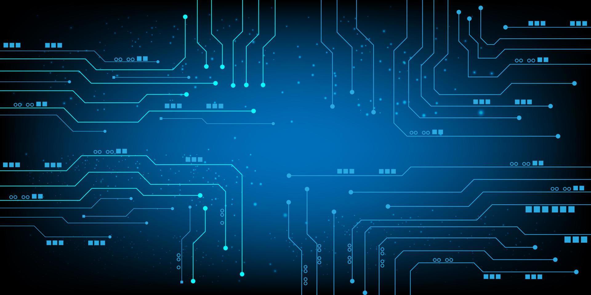 Computer chip Electronic circuit board vector for technology and finance concept and education for future