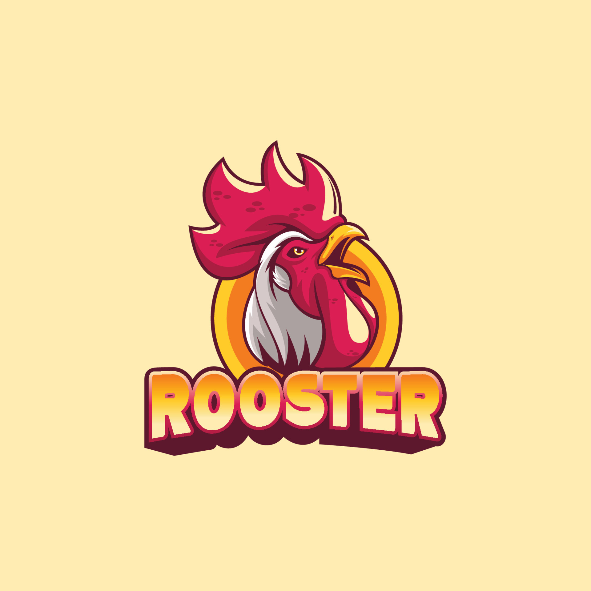 rooster logo, chicken, meat, vintage and business logo design. 17038907