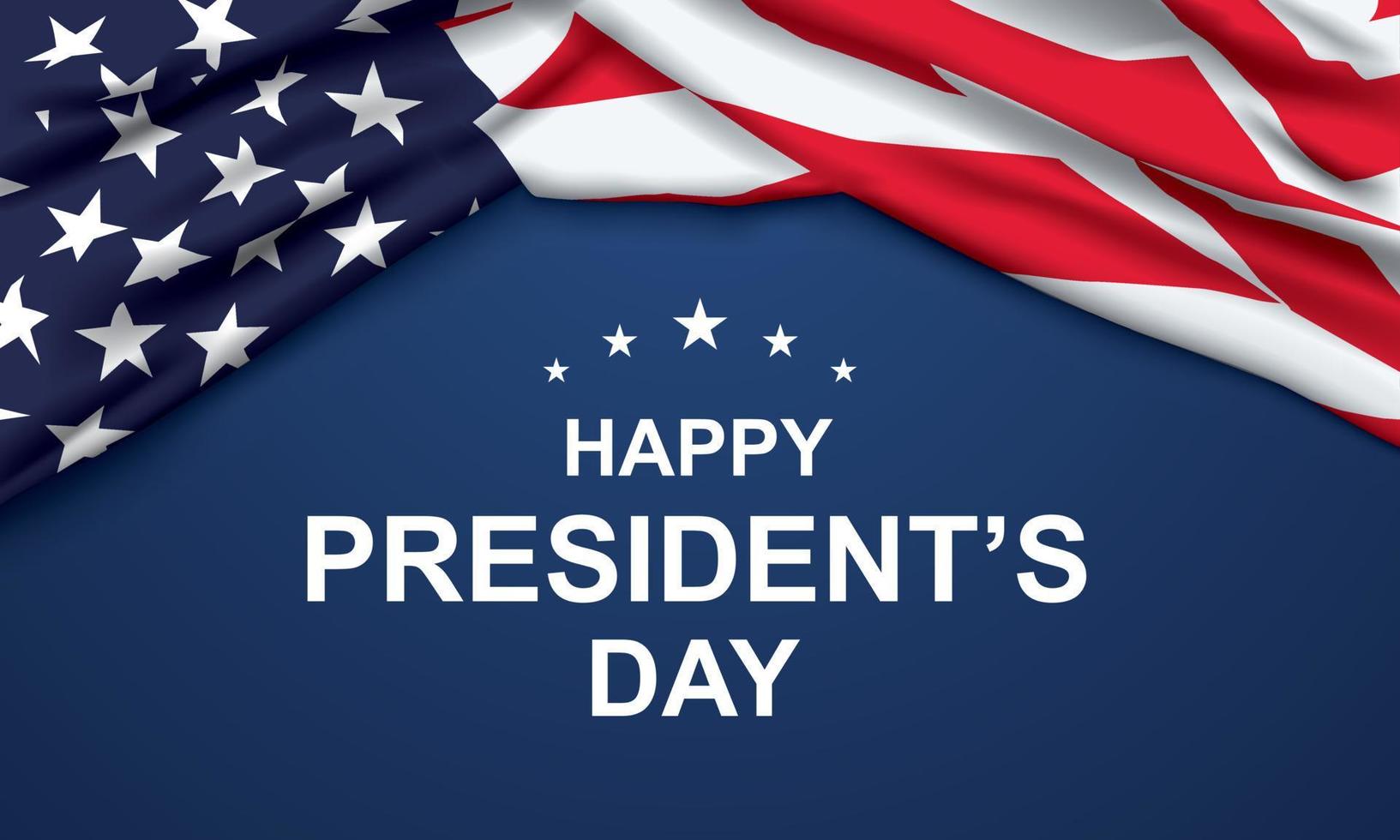 President's Day Background Design. Banner, Poster, Greeting Card. Vector Illustration.