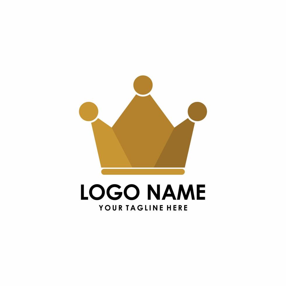 crown illustration logo vector