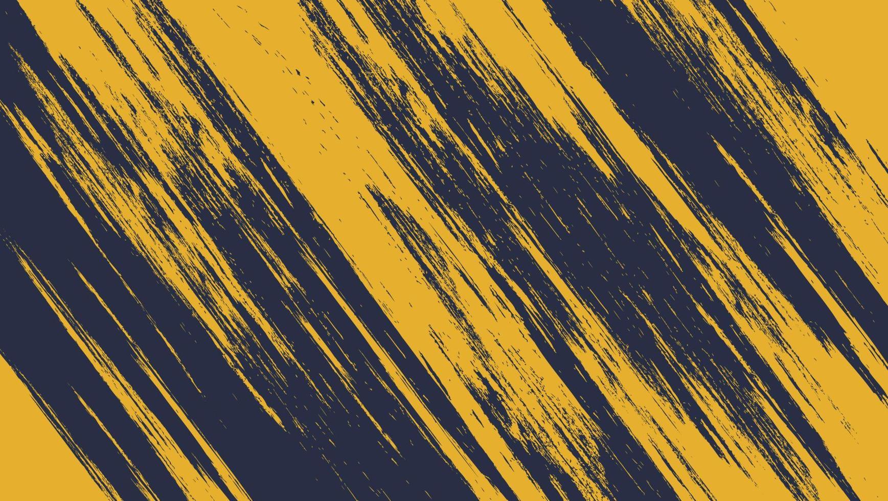 Abstract Yellow Line Scratch Grunge Texture In Dark Background vector