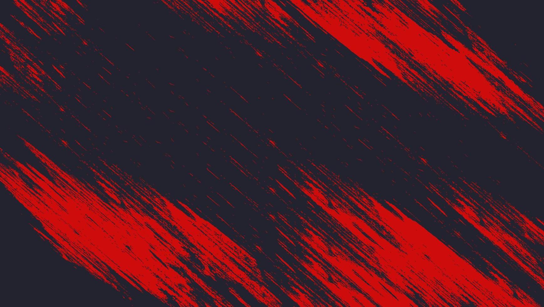 Abstract Scratch Red Grunge Texture In Black Background Design vector