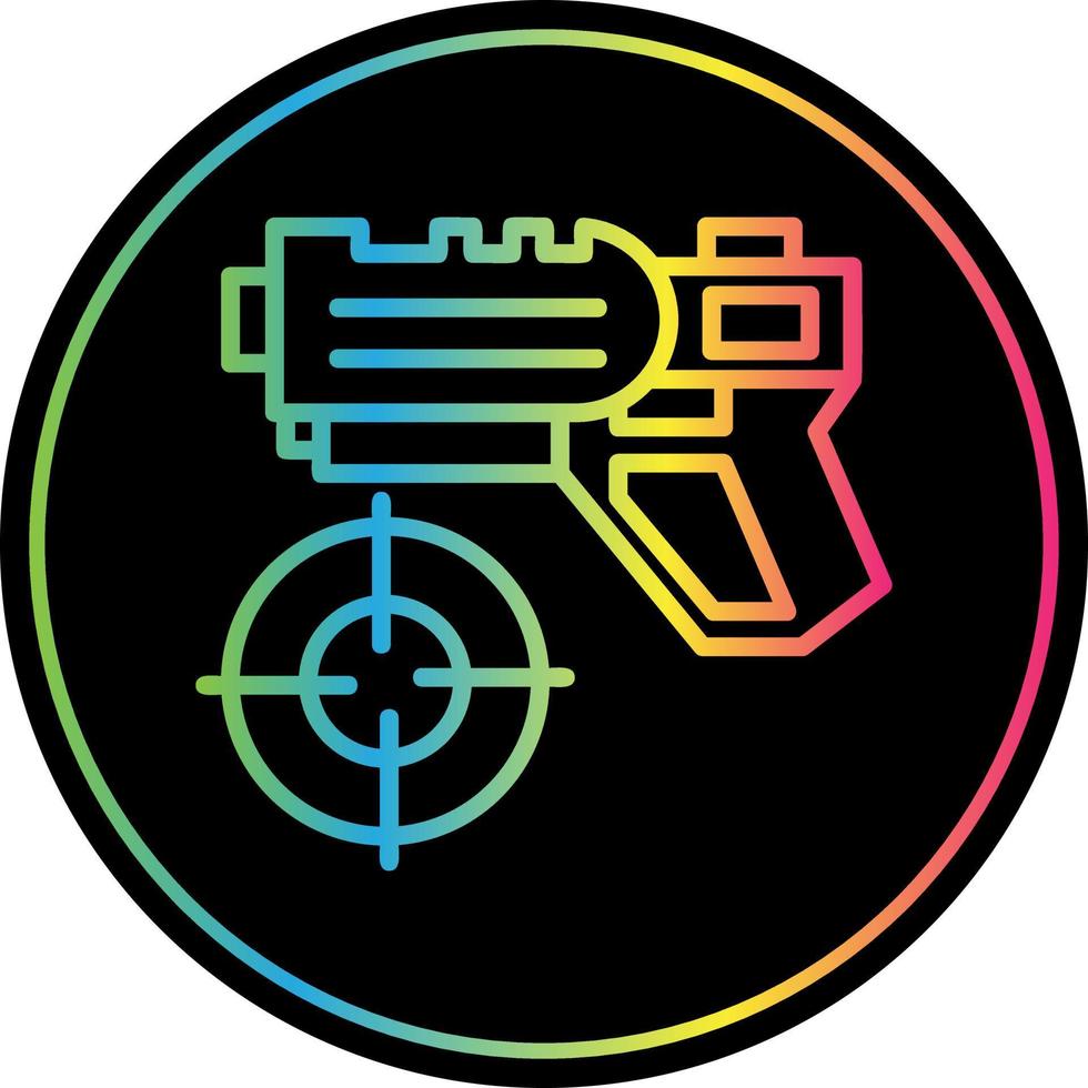 Shooting Game Vector Icon Design