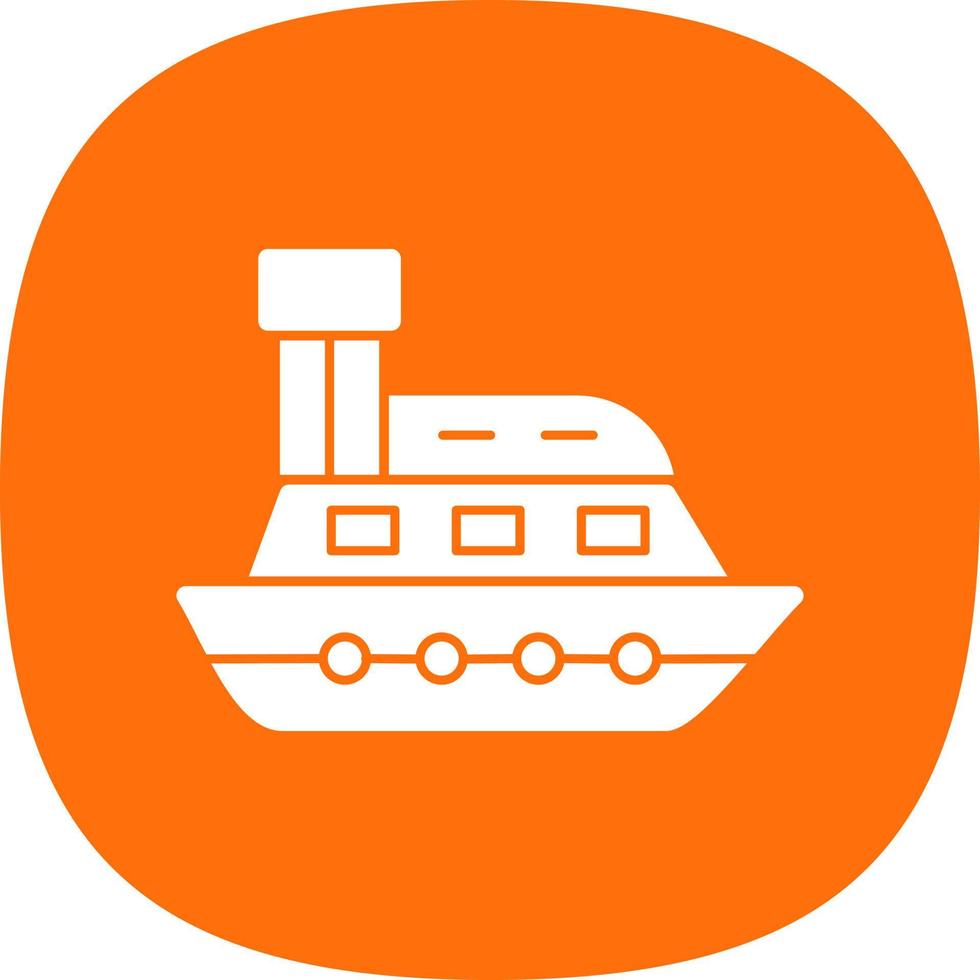 Ship Vector Icon Design