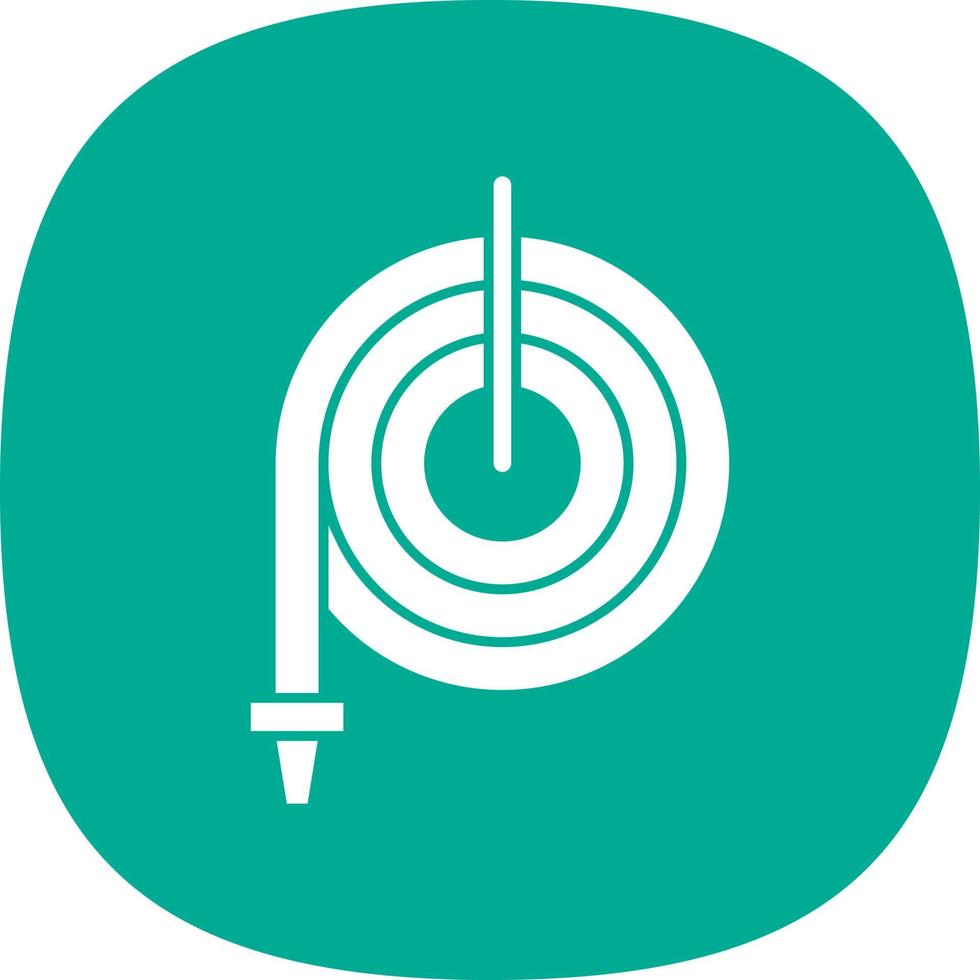 Water Hose Vector Icon Design