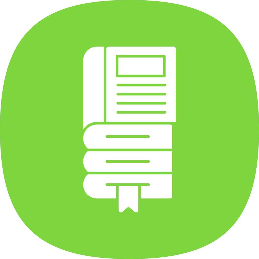 Book Stack Vector Icon Design