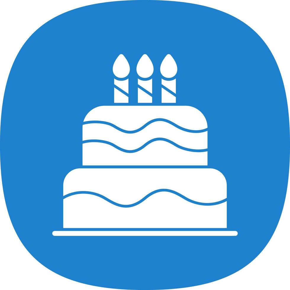 Cake Vector Icon Design