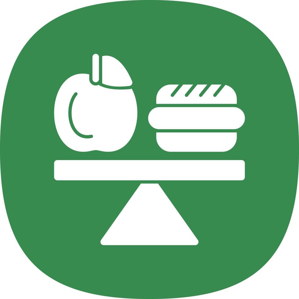 Balanced Diet Vector Icon Design