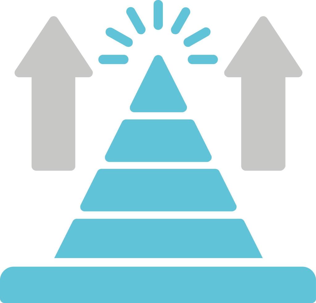 Pyramid Chart Vector Icon