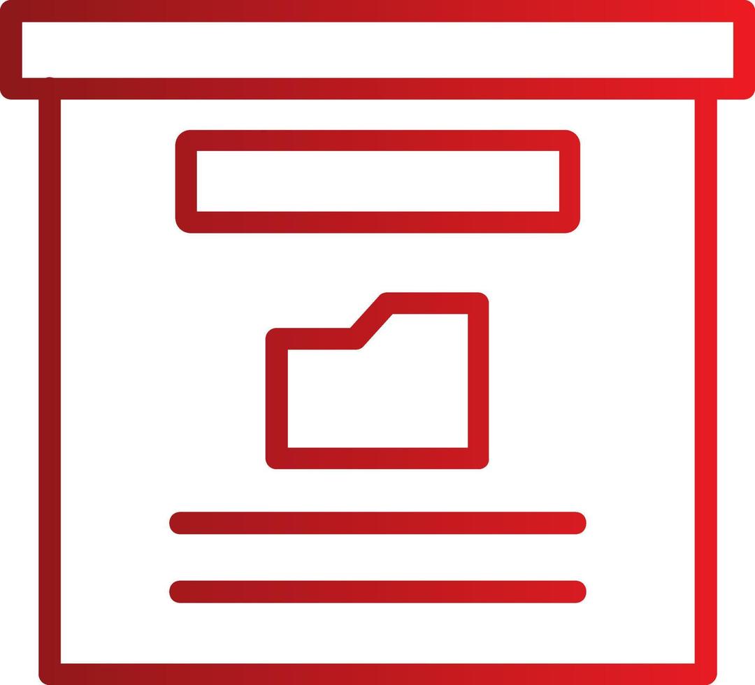 Storage Box Vector Icon